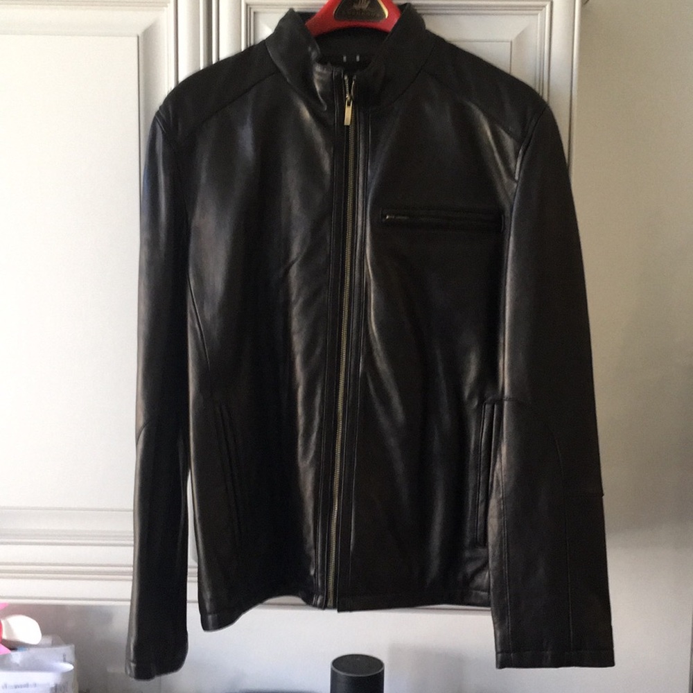 Cole Haan men’s leather jacket